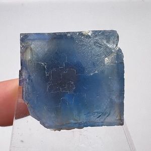 Blue Fluorite La Barre Mine, France